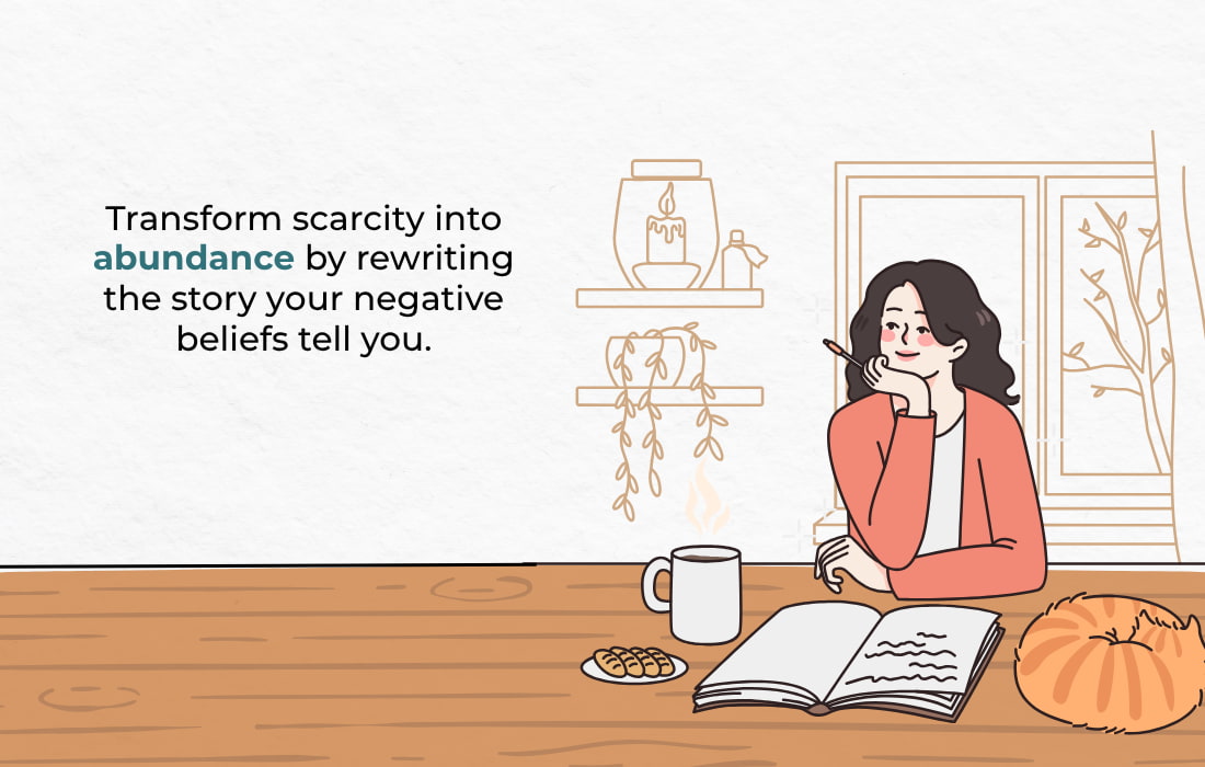 What are the benefits of having a mindset of abundance?